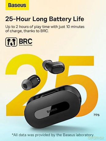 Słuchawki bezprzewodowe TWS Bluetooth 5.3 Baseus Bowie EZ10 - czarne