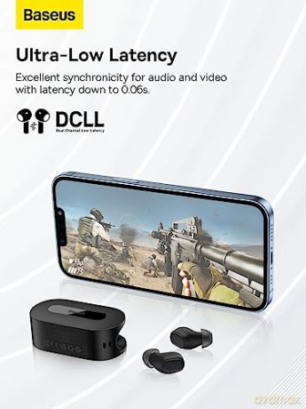Słuchawki bezprzewodowe TWS Bluetooth 5.3 Baseus Bowie EZ10 - czarne