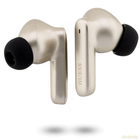 Słuchawki Bluetooth Guess Classic EST TWS + stacja dokująca - złote