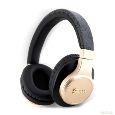 Słuchawki nauszne Guess 4G Script Bluetooth - czarne