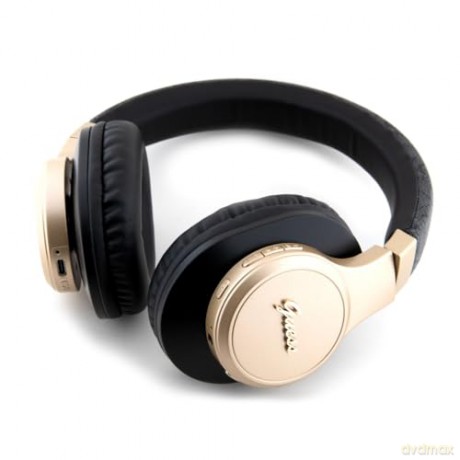 Słuchawki nauszne Guess 4G Script Bluetooth - czarne
