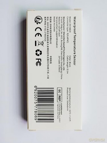 Sonoff inteligentna wodoszczelna sonda czujnik temperatury czarny (DS18B2)