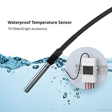 Sonoff inteligentna wodoszczelna sonda czujnik temperatury czarny (DS18B2)