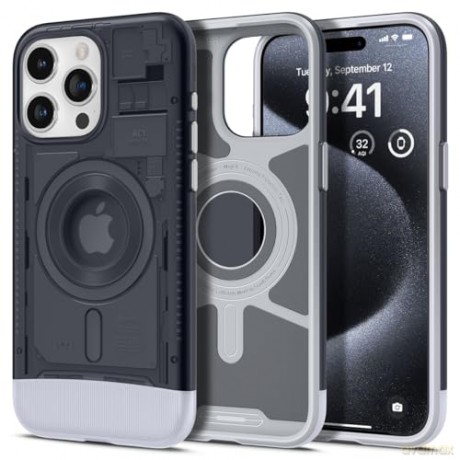 SPIGEN CLASSIC C1 MAG MAGSAFE IPHONE 15 PRO GRAPHITE