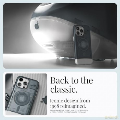 SPIGEN CLASSIC C1 MAG MAGSAFE IPHONE 15 PRO GRAPHITE