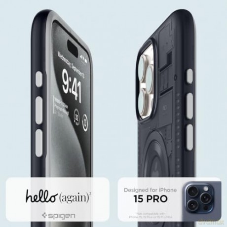 SPIGEN CLASSIC C1 MAG MAGSAFE IPHONE 15 PRO GRAPHITE