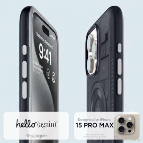 SPIGEN CLASSIC C1 MAG MAGSAFE IPHONE 15 PRO MAX GRAPHITE