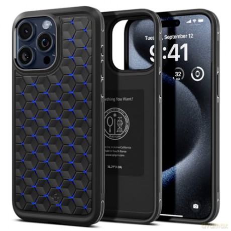 Spigen Cryo Armor, cryo blue - iPhone 15 Pro Max