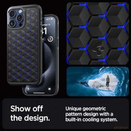 Spigen Cryo Armor, cryo blue - iPhone 15 Pro Max