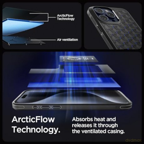 Spigen Cryo Armor, cryo blue - iPhone 15 Pro Max