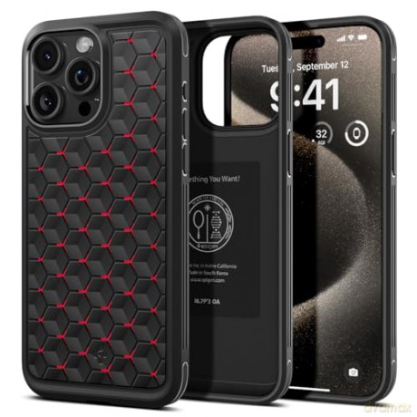Spigen Cryo Armor, cryo red - iPhone 15 Pro Max