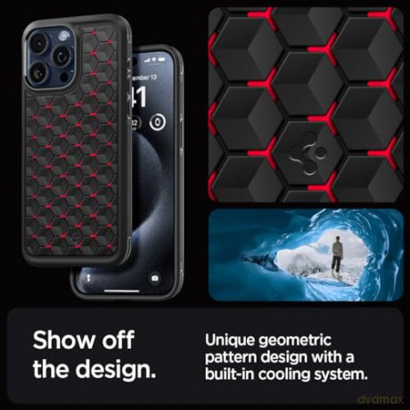 Spigen Cryo Armor, cryo red - iPhone 15 Pro Max