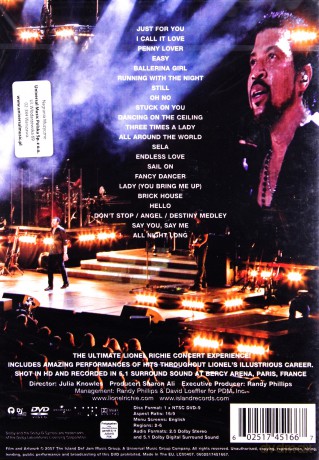 Lionel Richie: Live [DVD]