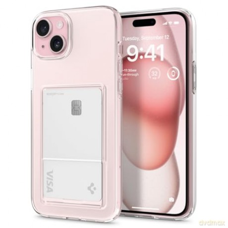 Spigen Crystal Slot, crystal clear - iPhone 15
