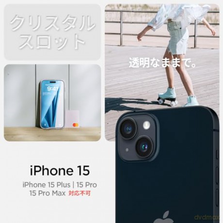 Spigen Crystal Slot, crystal clear - iPhone 15