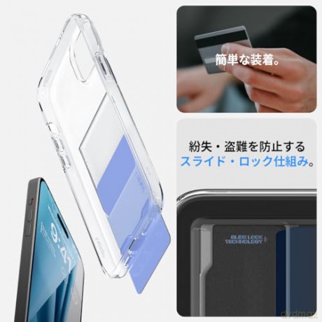 Spigen Crystal Slot, crystal clear - iPhone 15
