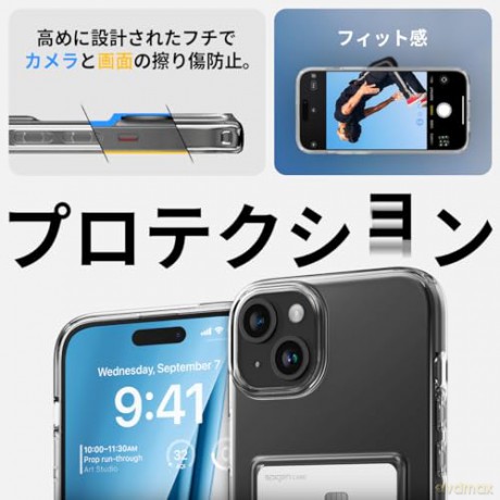 Spigen Crystal Slot, crystal clear - iPhone 15