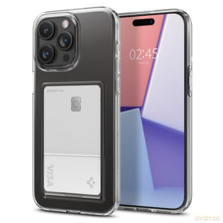 Spigen Crystal Slot, crystal clear - iPhone 15 Pro Max