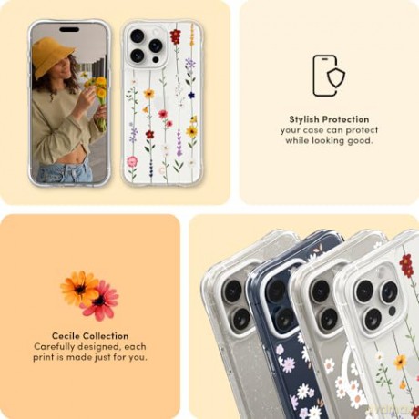 SPIGEN CYRILL CECILE IPHONE 15 PRO FLOWER GARDEN