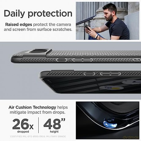 SPIGEN LIQUID AIR GOOGLE PIXEL 8 PRO MATTE BLACK