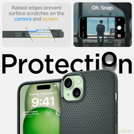 SPIGEN LIQUID AIR IPHONE 15 ABYSS GREEN