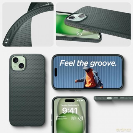 SPIGEN LIQUID AIR IPHONE 15 ABYSS GREEN