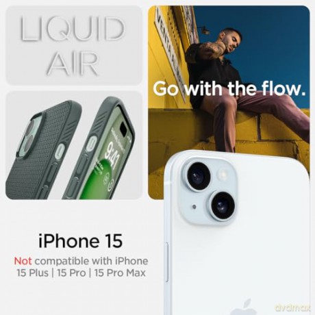 SPIGEN LIQUID AIR IPHONE 15 ABYSS GREEN
