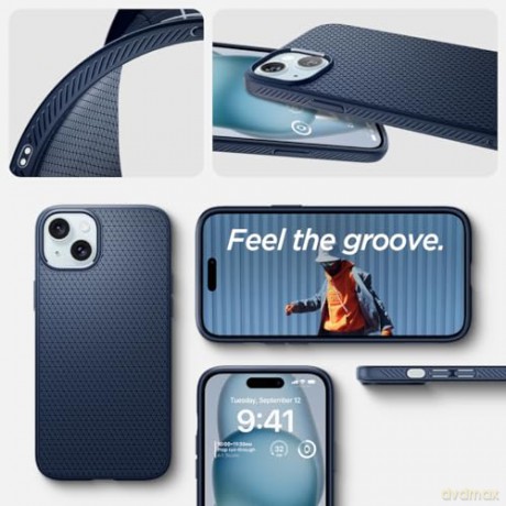 SPIGEN LIQUID AIR IPHONE 15 NAVY BLUE