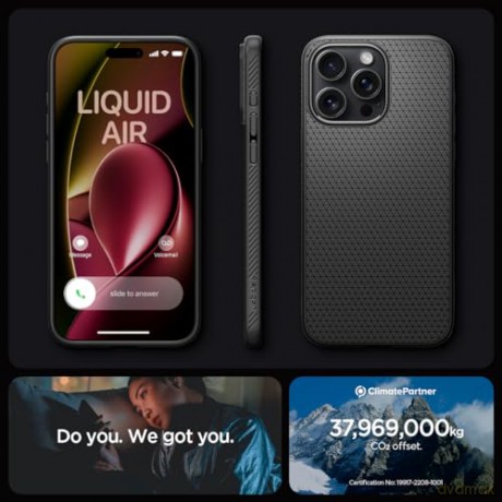 SPIGEN LIQUID AIR IPHONE 15 PRO MATTE BLACK