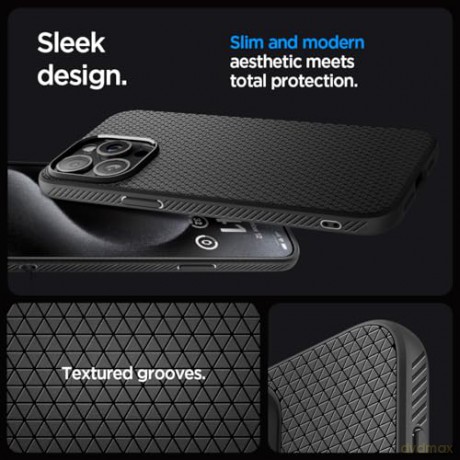 SPIGEN LIQUID AIR IPHONE 15 PRO MATTE BLACK