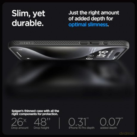 SPIGEN LIQUID AIR IPHONE 15 PRO MATTE BLACK