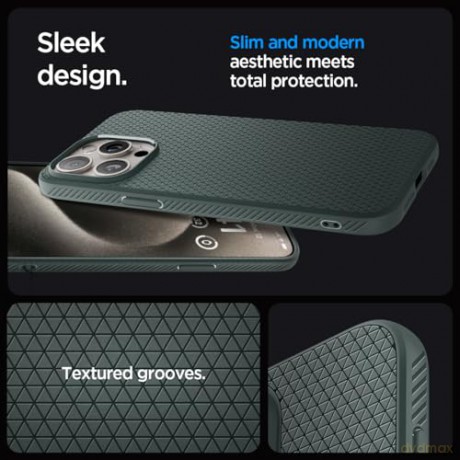 SPIGEN LIQUID AIR IPHONE 15 PRO MAX ABYSS GREEN