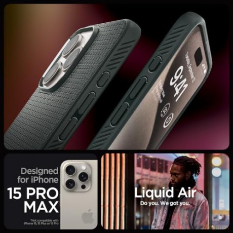 SPIGEN LIQUID AIR IPHONE 15 PRO MAX ABYSS GREEN