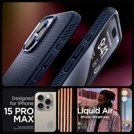 SPIGEN LIQUID AIR IPHONE 15 PRO MAX NAVY BLUE