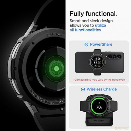 SPIGEN LIQUID AIR SAMSUNG GALAXY WATCH 6 CLASSIC (47 MM) MATTE BLACK