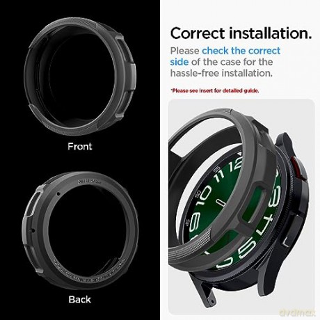 SPIGEN LIQUID AIR SAMSUNG GALAXY WATCH 6 CLASSIC (47 MM) MATTE BLACK