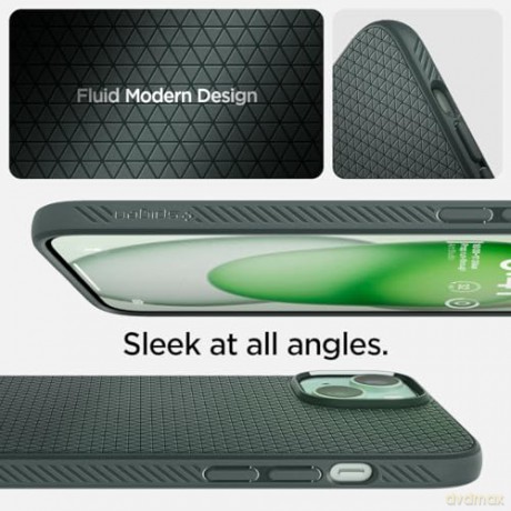 Spigen Liquid Air, abyss green - iPhone 15 Plus