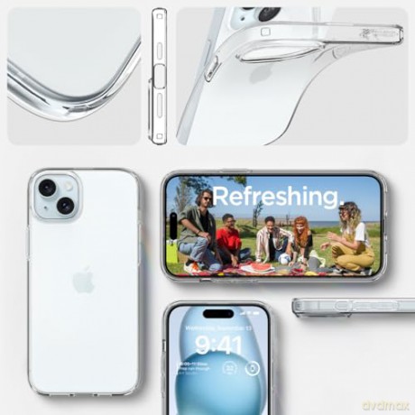SPIGEN LIQUID CRYSTAL IPHONE 15 CRYSTAL CLEAR