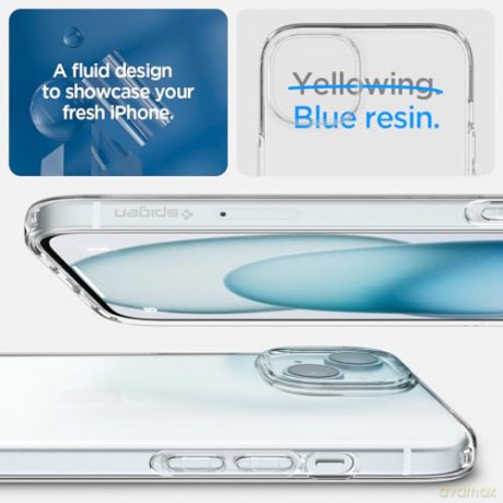 SPIGEN LIQUID CRYSTAL IPHONE 15 CRYSTAL CLEAR