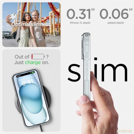 SPIGEN LIQUID CRYSTAL IPHONE 15 CRYSTAL CLEAR