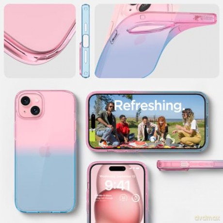 SPIGEN LIQUID CRYSTAL IPHONE 15 GRADATION PINK