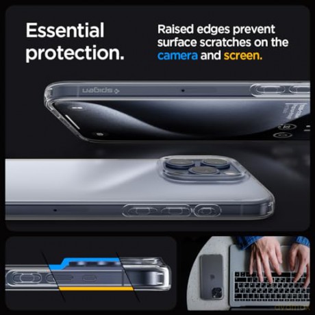 SPIGEN LIQUID CRYSTAL IPHONE 15 PRO CRYSTAL CLEAR