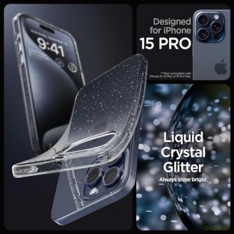 SPIGEN LIQUID CRYSTAL IPHONE 15 PRO GLITTER CRYSTAL