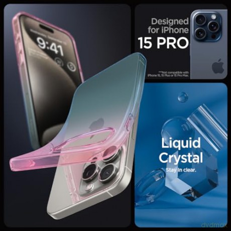 SPIGEN LIQUID CRYSTAL IPHONE 15 PRO GRADATION PINK