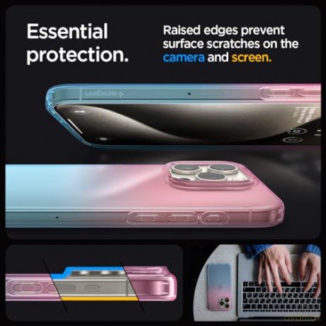 SPIGEN LIQUID CRYSTAL IPHONE 15 PRO GRADATION PINK