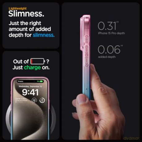 SPIGEN LIQUID CRYSTAL IPHONE 15 PRO GRADATION PINK