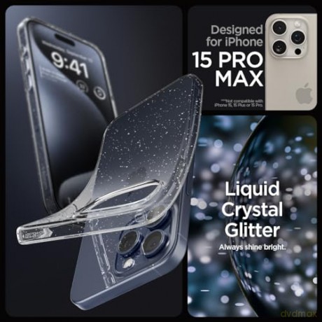 SPIGEN LIQUID CRYSTAL IPHONE 15 PRO MAX GLITTER CRYSTAL