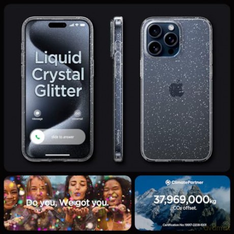 SPIGEN LIQUID CRYSTAL IPHONE 15 PRO MAX GLITTER CRYSTAL