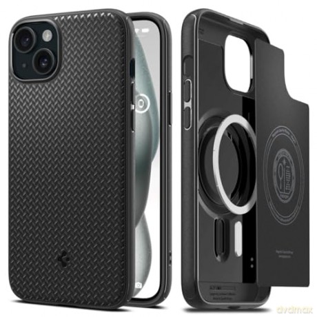 SPIGEN MAG ARMOR MAGSAFE IPHONE 15 MATTE BLACK