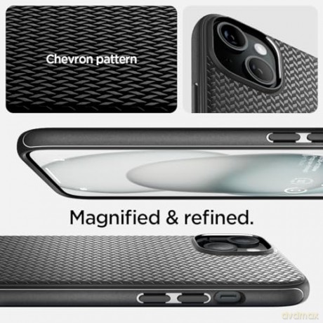 SPIGEN MAG ARMOR MAGSAFE IPHONE 15 MATTE BLACK